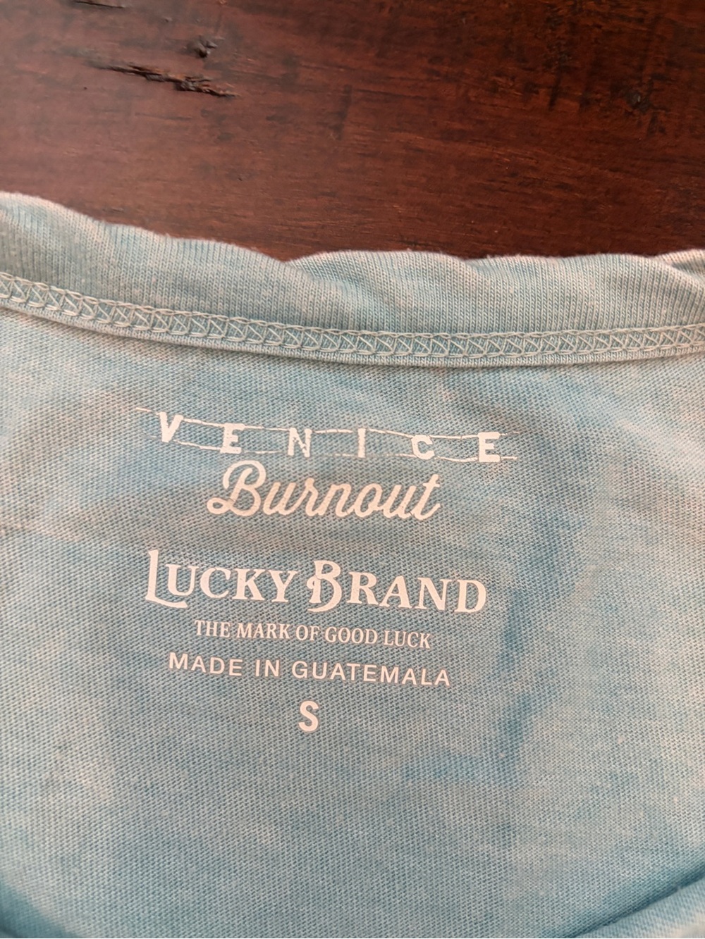 Lucky Brand Light Blue Short-Sleeve Polo Tee - Picture 2 of 5